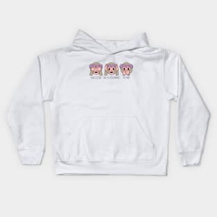 Monkey Emoji Kids Hoodie